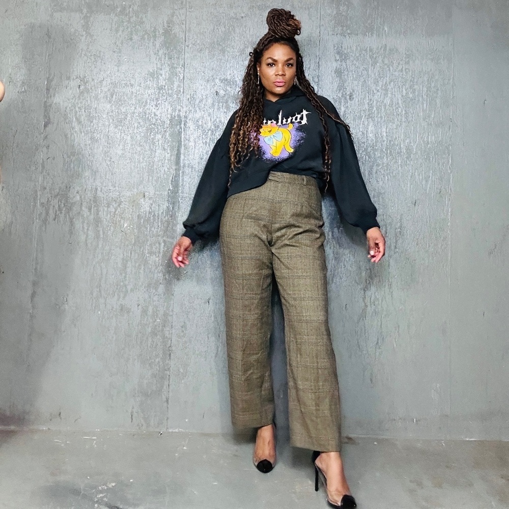Vintage Wool Pants, Fit 12 - Picture 5 of 10